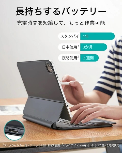 ESR iPad キーボードケース ipad Air5 Air4 Pro11 1/2/3世代 磁気吸着 Pencil2対応 シルク手触り バックライト タッチパッド レビュー投稿 100日保証 ESR iPad キーボードケース ipad Air5 Air4 Pro11 1/2/3世代 磁気吸着 Pencil2対応 シルク手触り バックライト タッチパッド レビュー投稿 100日保証