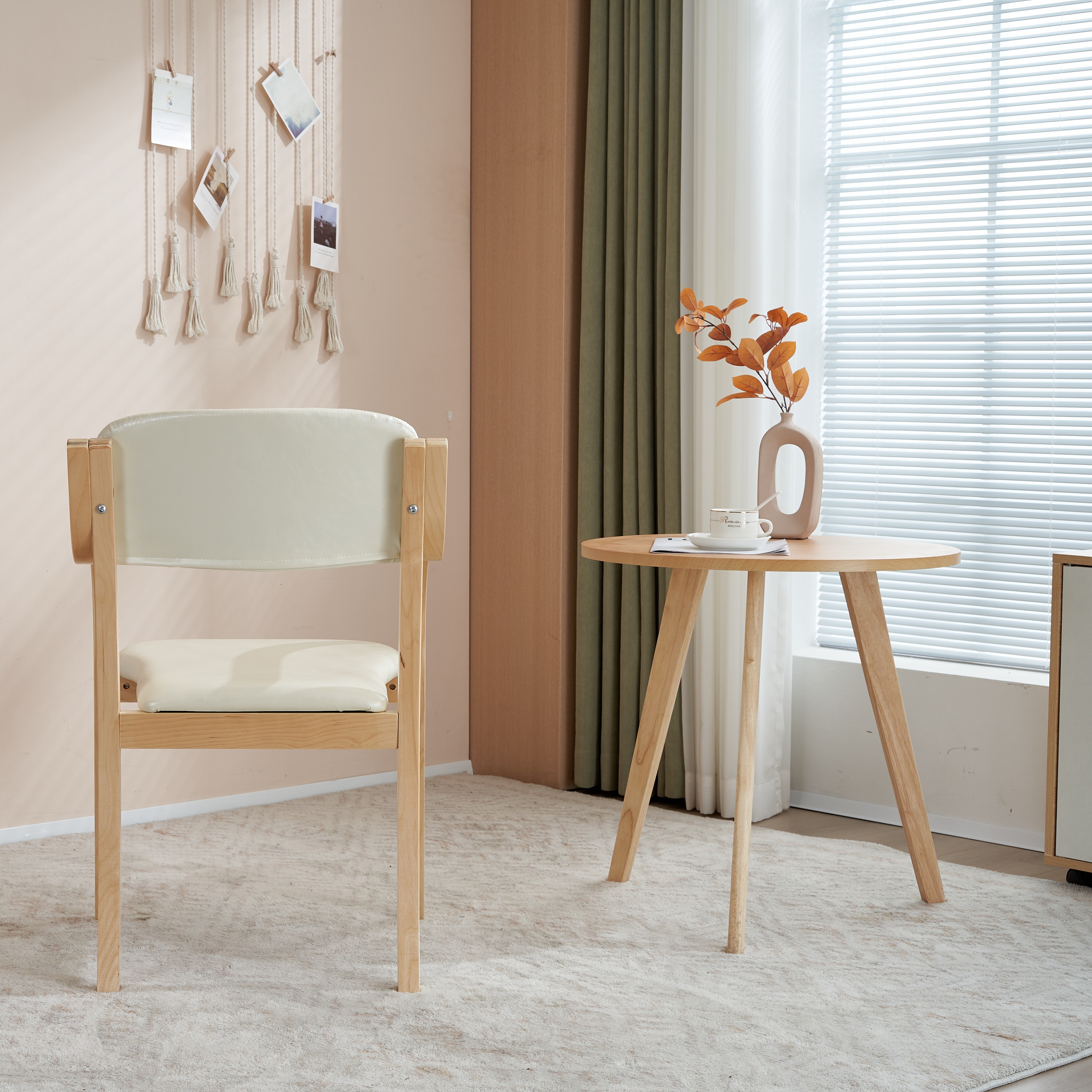 【国内発送M】404【目玉新作】ベージュ PU ダイニングチェア 木製 椅子 介護チェア イス 5色選択可能 リビング 【国内発送M】404【目玉新作】ベージュ PU ダイニングチェア 木製 椅子 介護チェア イス 5色選択可能 リビング