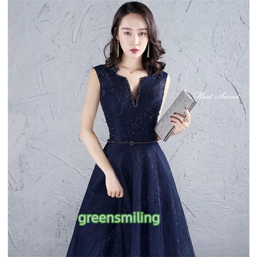 カラードレス Aラインドレス 袖なし レース花柄 ロングドレス ネイビー レッド ウェディングドレス 結婚式 二次会 花嫁 前撮り 演奏会 発表会 ステージ衣装-19 カラードレス Aラインドレス 袖なし レース花柄 ロングドレス ネイビー レッド ウェディングドレス 結婚式 二次会 花嫁 前撮り 演奏会 発表会 ステージ衣装-19