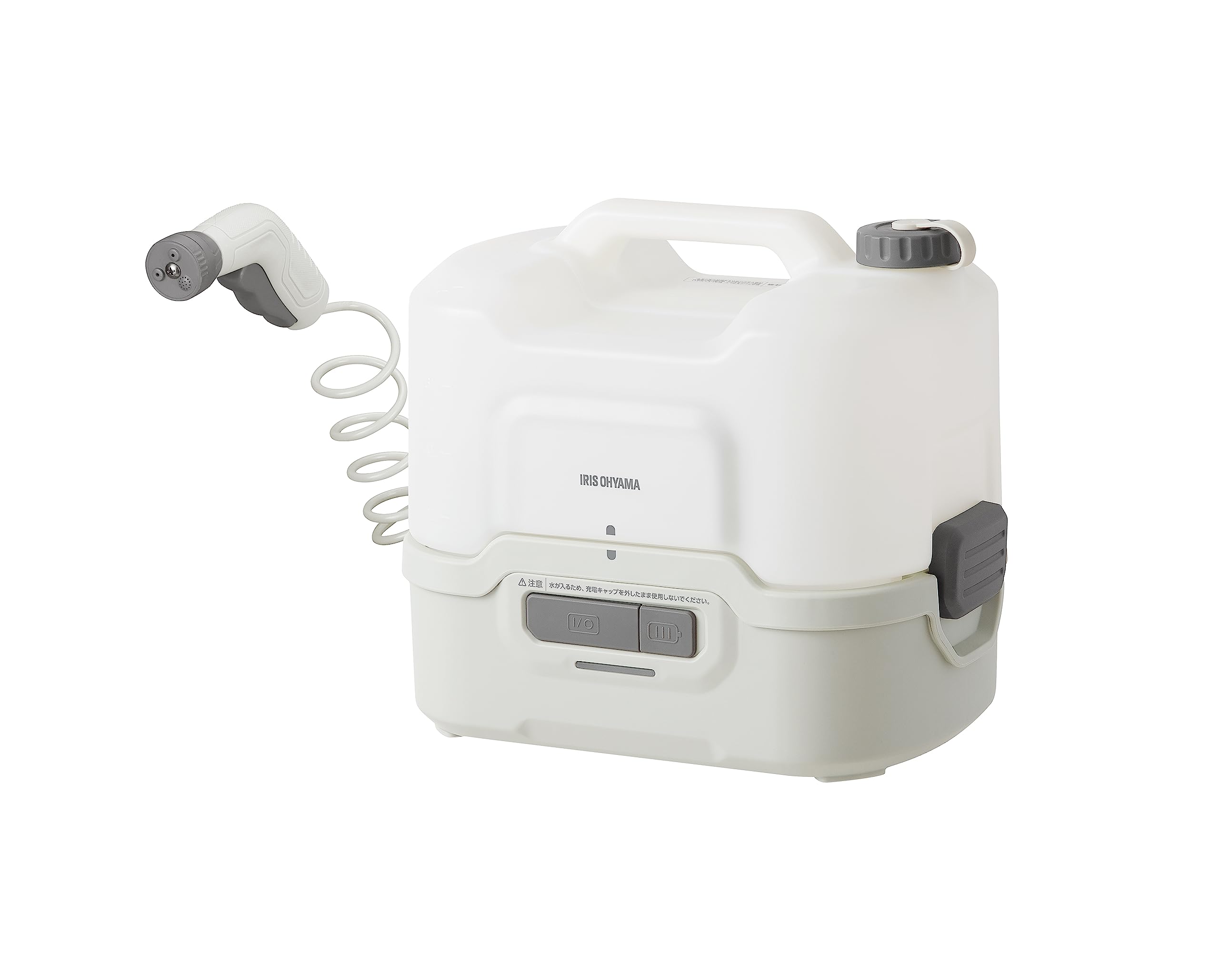 充電式ポータブルウォッシャー 掃除 水やり 旅行 キャンプ 海水浴 BBQ どこでも利用できる 大容量 タンク8L コードレス JPW-T81-W/H ホワイト/グレー 充電式ポータブルウォッシャー 掃除 水やり 旅行 キャンプ 海水浴 BBQ どこでも利用できる 大容量 タンク8L コードレス JPW-T81-W/H ホワイト/グレー