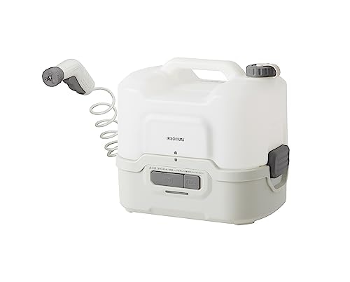 充電式ポータブルウォッシャー 掃除 水やり 旅行 キャンプ 海水浴 BBQ どこでも利用できる 大容量 タンク8L コードレス JPW-T81-W/H ホワイト/グレー 充電式ポータブルウォッシャー 掃除 水やり 旅行 キャンプ 海水浴 BBQ どこでも利用できる 大容量 タンク8L コードレス JPW-T81-W/H ホワイト/グレー