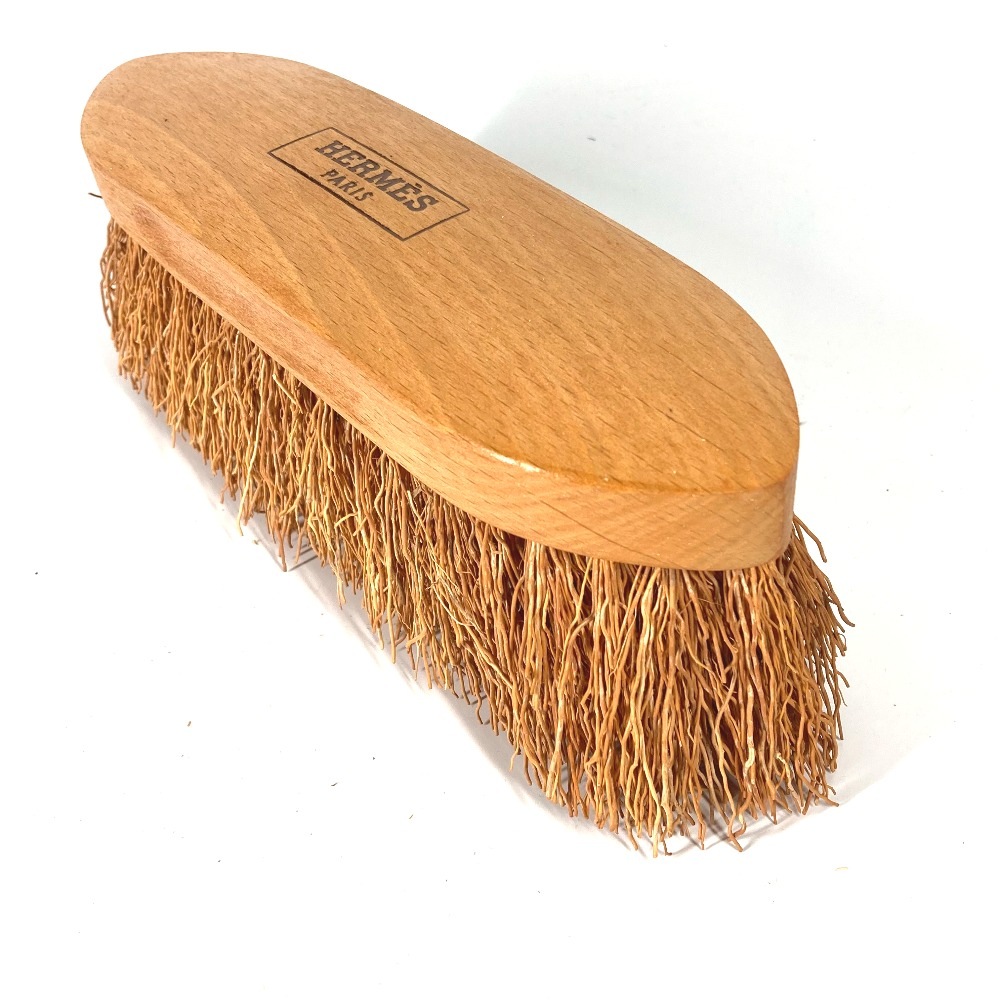 雑貨 馬用 ペット 馬具 毛ブラシ くし 櫛 ウッド ブラウン