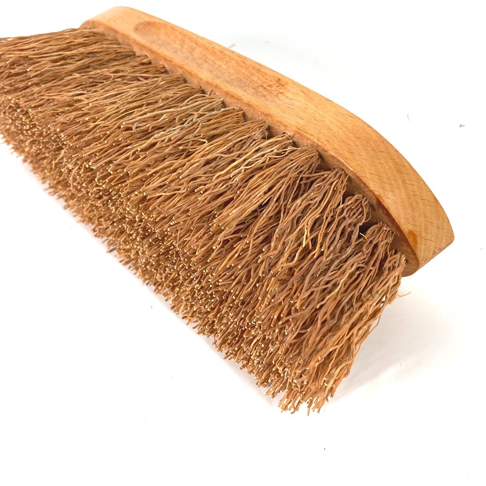 雑貨 馬用 ペット 馬具 毛ブラシ くし 櫛 ウッド ブラウン