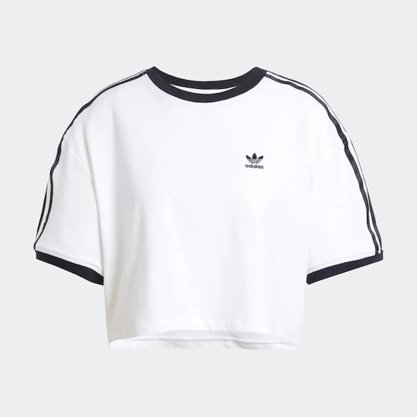 Qoo10] adidas 3-STRIPES LOOSE CROP