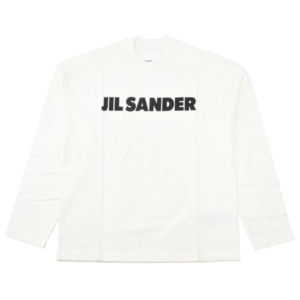 JIL SANDER BIG LOGO L/S T-SHIRT/長袖Tシャツ Jil Sander - Long-sleeved T-Shirt in Porcelain – Stoy