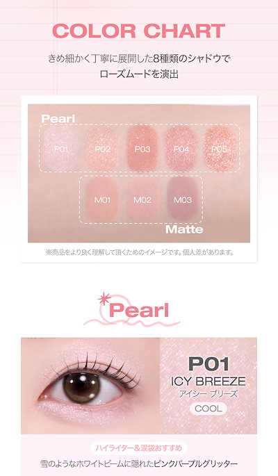 Qoo10] ペリペラ 【NEW】ムード イン シェード アイ : ポイントメイク