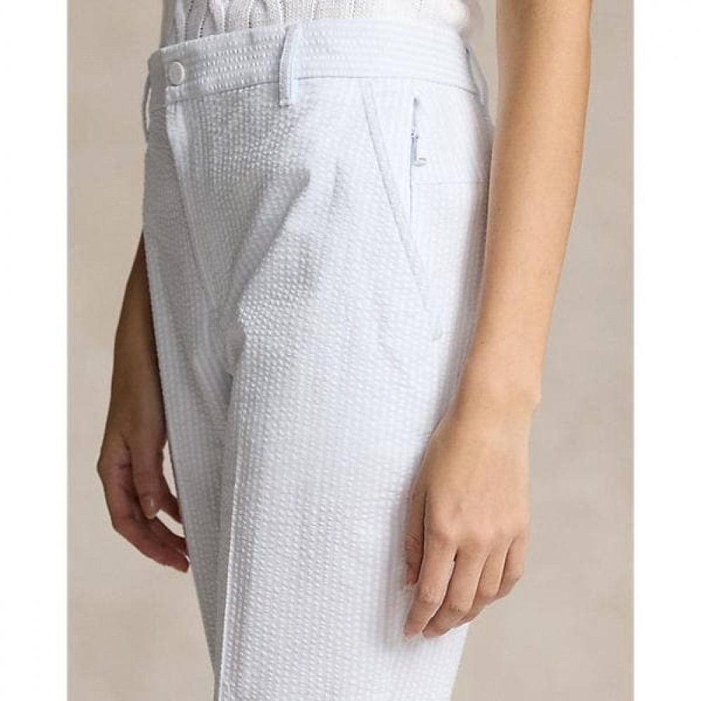 ポロ ゴルフ レディース ストレッチ シアサッカー パンツ WMXGPNTN0920011400 ポロ ゴルフ レディース ストレッチ シアサッカー パンツ WMXGPNTN0920011400