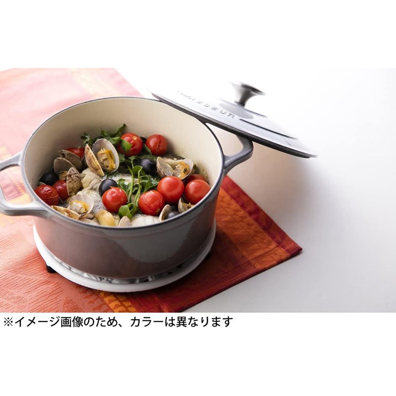 CHASSEUR サブライム ラウンドキャセロール 24cm ピンク CH472410PK
