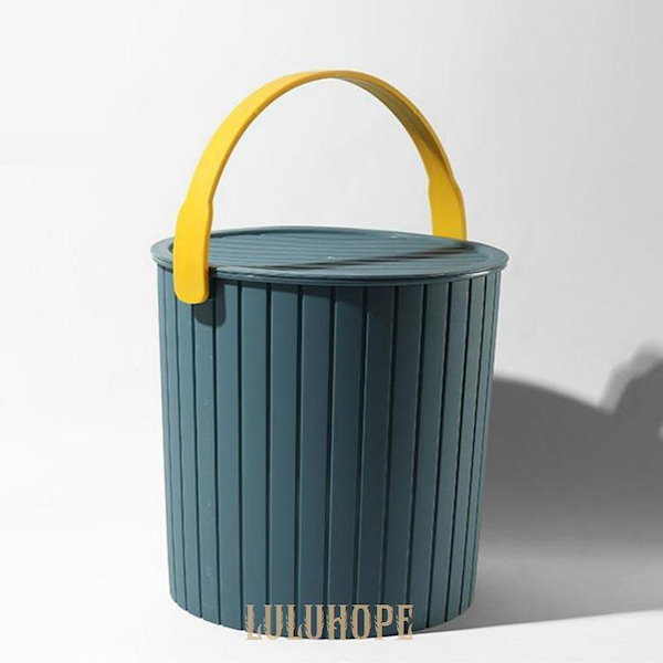 Qoo10] バケツ 座れる ゴミ箱 蓋付き おしゃれ