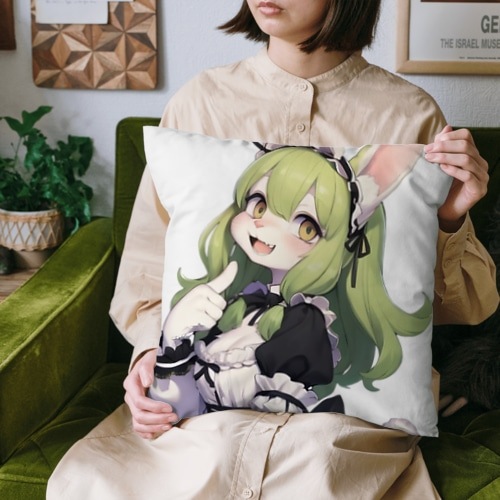 【受注生産】ウサギの女の子 カーラ クッション 【受注生産】ウサギの女の子 カーラ クッション