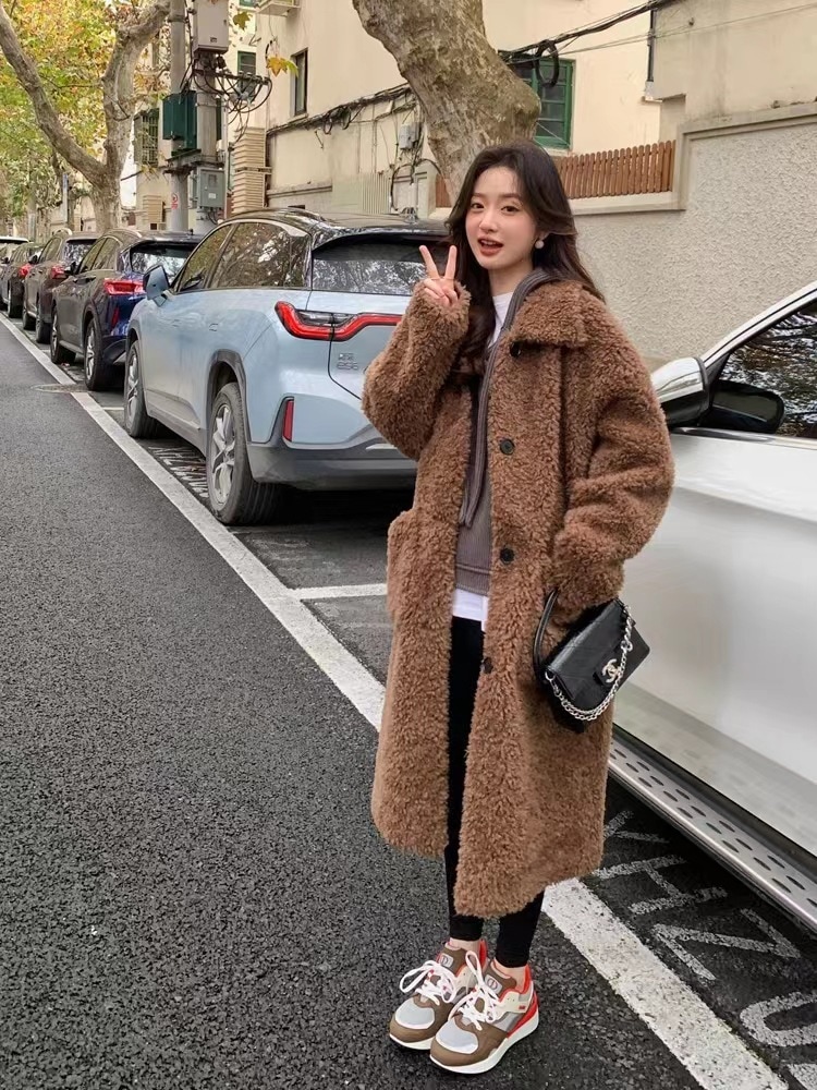 ラムウールコート レディース ロング フルウール とろみファー ワンファー コート ゆったり 冬 ラムウールコート レディース ロング フルウール とろみファー ワンファー コート ゆったり 冬