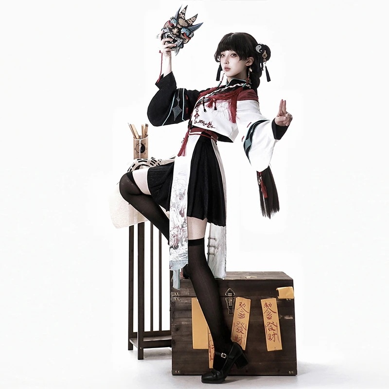 正規品と妖行lolita韓国ロリータ新韓国上着サスペンダースカート