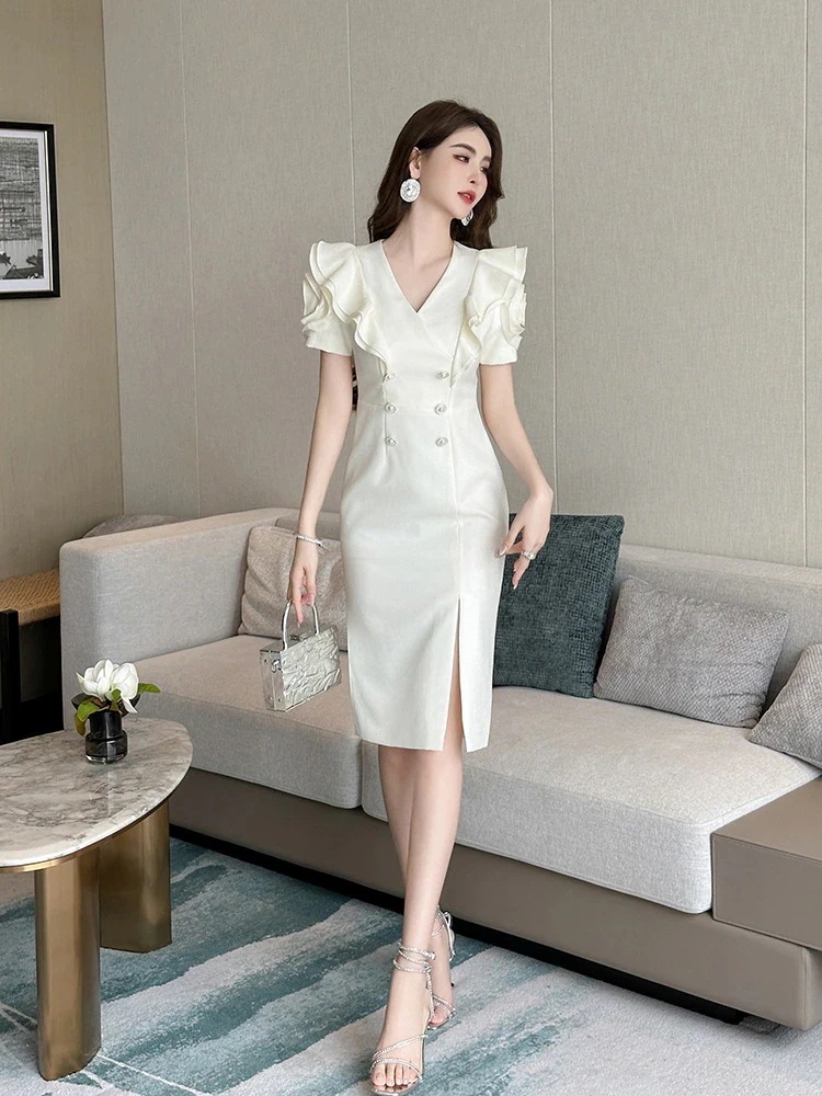 2024夏新品 フリル スーツワンピース 通勤 タイト ドレス 着痩せ パーティー キャバ 大人 同窓会 披露宴 卒業式 結婚式 演奏会 ウェディング 二次会 2024夏新品 フリル スーツワンピース 通勤 タイト ドレス 着痩せ パーティー キャバ 大人 同窓会 披露宴 卒業式 結婚式 演奏会 ウェディング 二次会