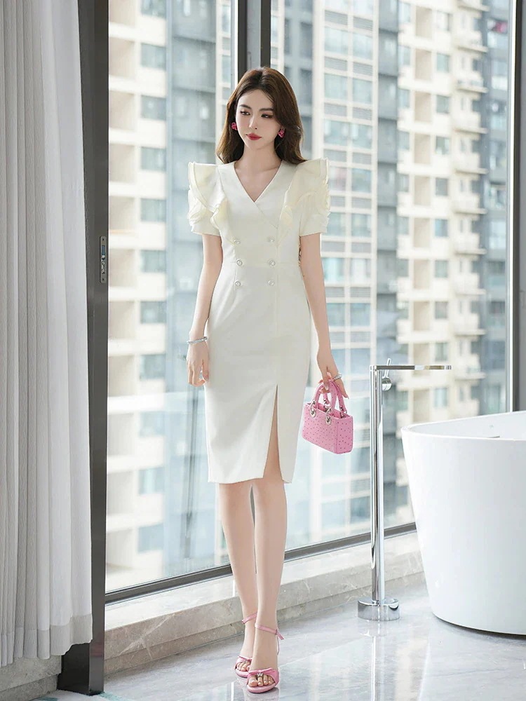 2024夏新品 フリル スーツワンピース 通勤 タイト ドレス 着痩せ パーティー キャバ 大人 同窓会 披露宴 卒業式 結婚式 演奏会 ウェディング 二次会 2024夏新品 フリル スーツワンピース 通勤 タイト ドレス 着痩せ パーティー キャバ 大人 同窓会 披露宴 卒業式 結婚式 演奏会 ウェディング 二次会