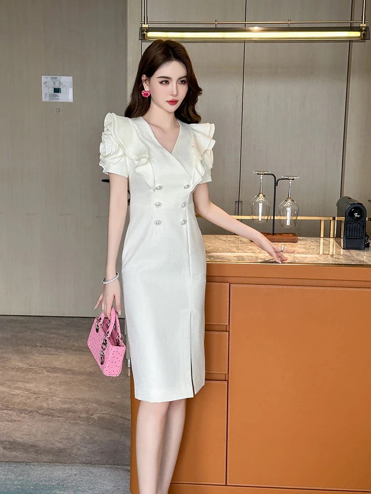 2024夏新品 フリル スーツワンピース 通勤 タイト ドレス 着痩せ パーティー キャバ 大人 同窓会 披露宴 卒業式 結婚式 演奏会 ウェディング 二次会 2024夏新品 フリル スーツワンピース 通勤 タイト ドレス 着痩せ パーティー キャバ 大人 同窓会 披露宴 卒業式 結婚式 演奏会 ウェディング 二次会