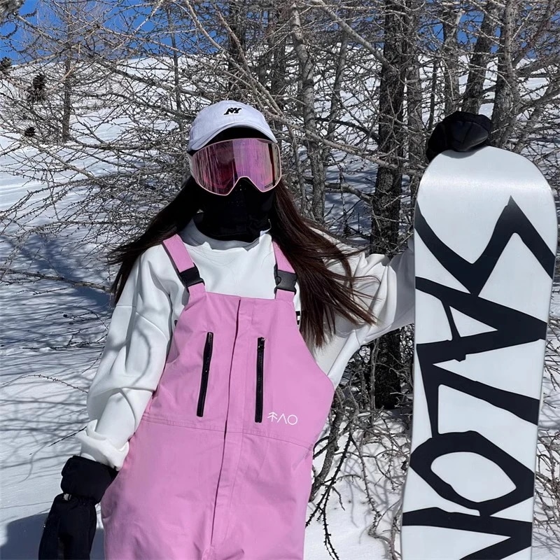 【1回着用】AA HARD WEARスノーボードウェア　デニムオーバーオールM スノーボードウェア オーバーオール M 1回着用】AA HARD WEAR