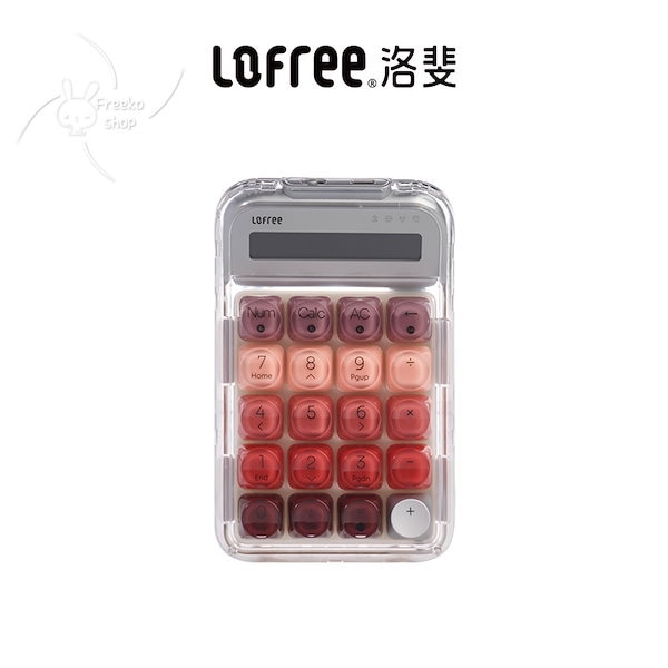 【正規品】Lofree 洛斐 電卓 テンキー ブラック×ピンク ☆ Qoo10] Lofree 【公式正規品 当日出荷 本日限り】Lof