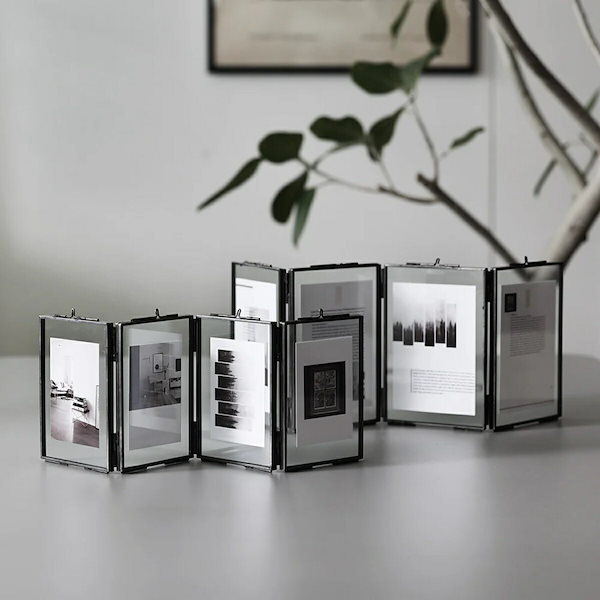 モノクロ象のフォトフレーム ブラックメタル フォトフレーム - ブラック | ZARA Japan / 日本