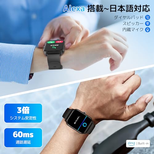 Yoever スマートウォッチ 2024最新 Bluetooth通話付き i Phone対応
