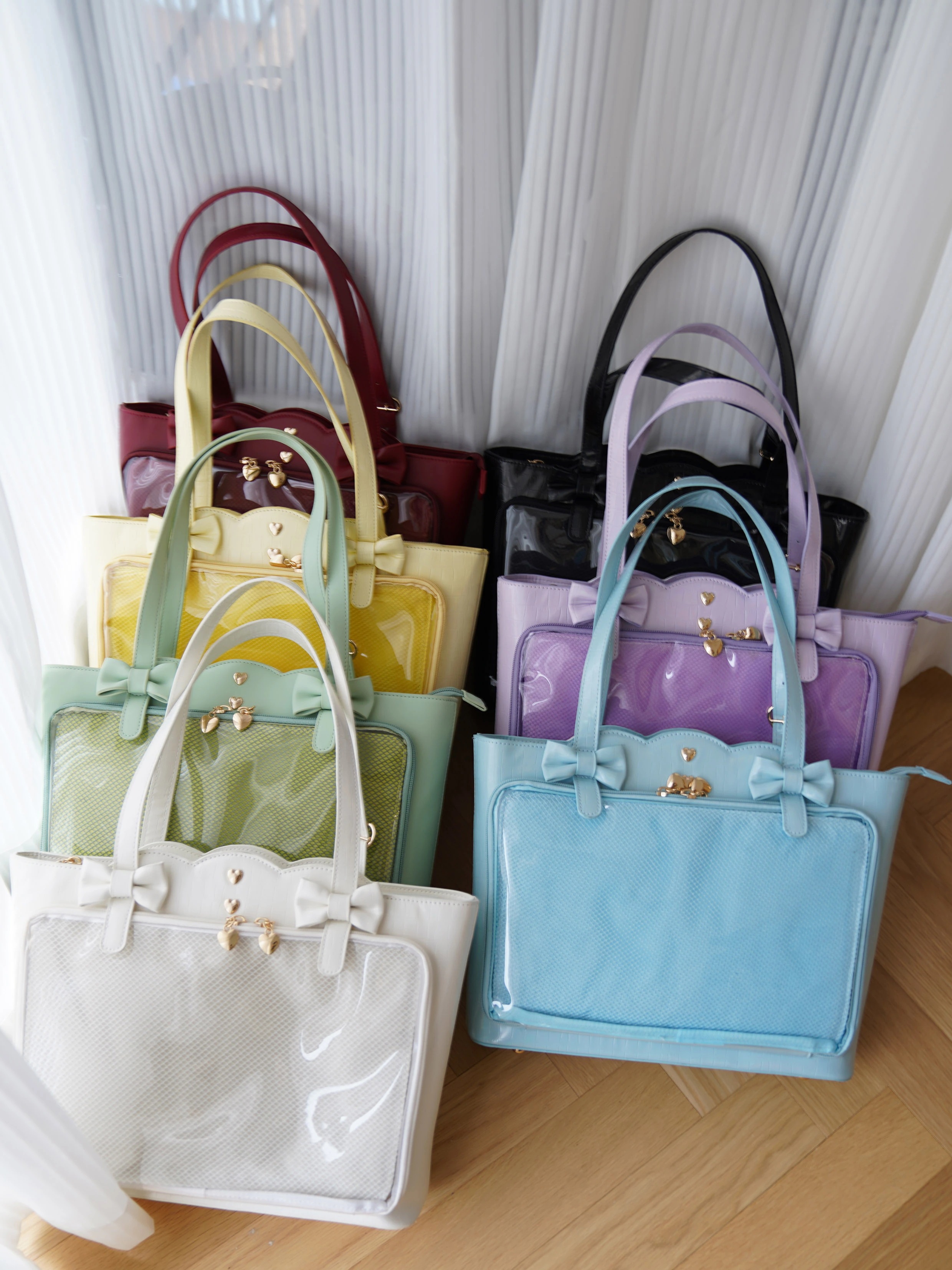 B.B ゆめかわ全6カラー　大容量クロコダイルバッグ バ レディース ショルダーバッグ 推し活 地雷系　ロリータ　ロリィタ　可愛い　かわいい 量産型 通学 韓国 ファッション ゆめかわいい