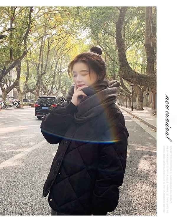 ダウンジャケット キルティングジャケット ノーカラー 秋冬 軽量ダウン レディース ショート丈 襟なし ボタン フードなし 体型カバー ポケット付き 防寒 羽織り きれいめ 防風 防寒着 暖かい 軽量