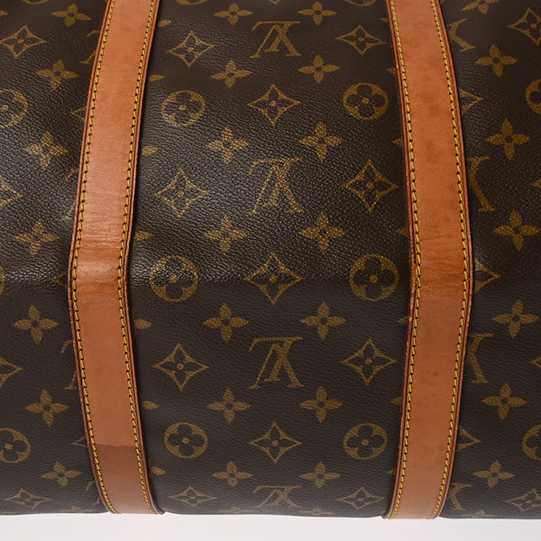 LOUIS VUITTON ルイヴィトン モノグラム 粗く キーポル 55 ブラウン M41424 ユニセックス モノグラムキャンバス ボストンバッグ