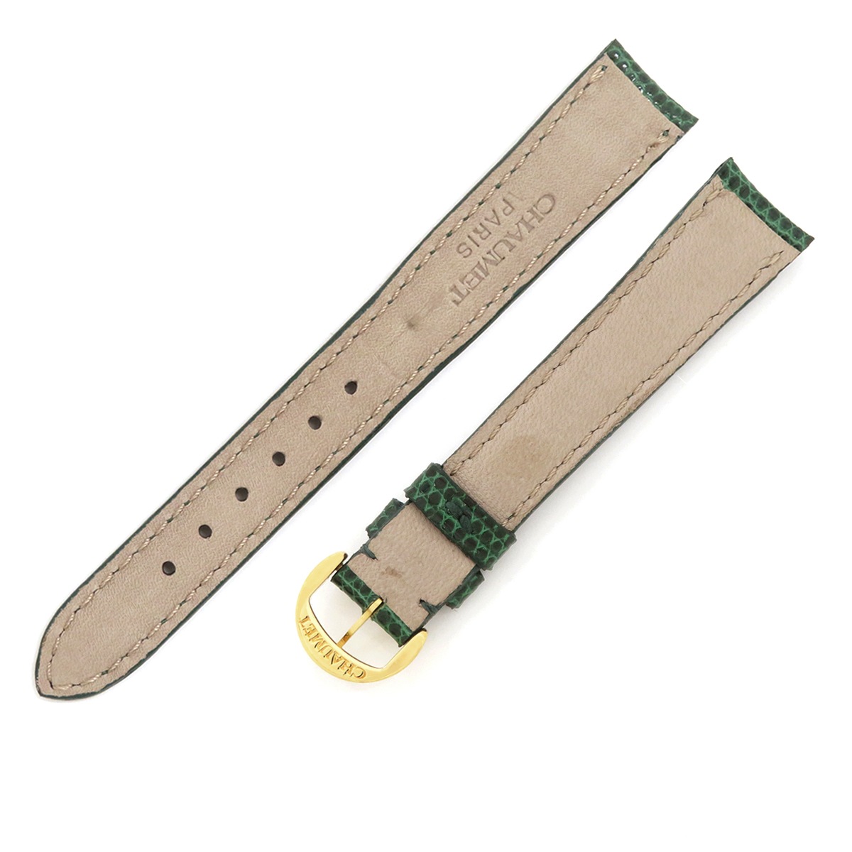 アノー用 リザードバンド 純正GP製尾錠付き レディース 新品同様 純正 替え ベルト ストラップ 14mm グリーン 緑 アノー用 リザードバンド 純正GP製尾錠付き レディース 新品同様 純正 替え ベルト ストラップ 14mm グリーン 緑