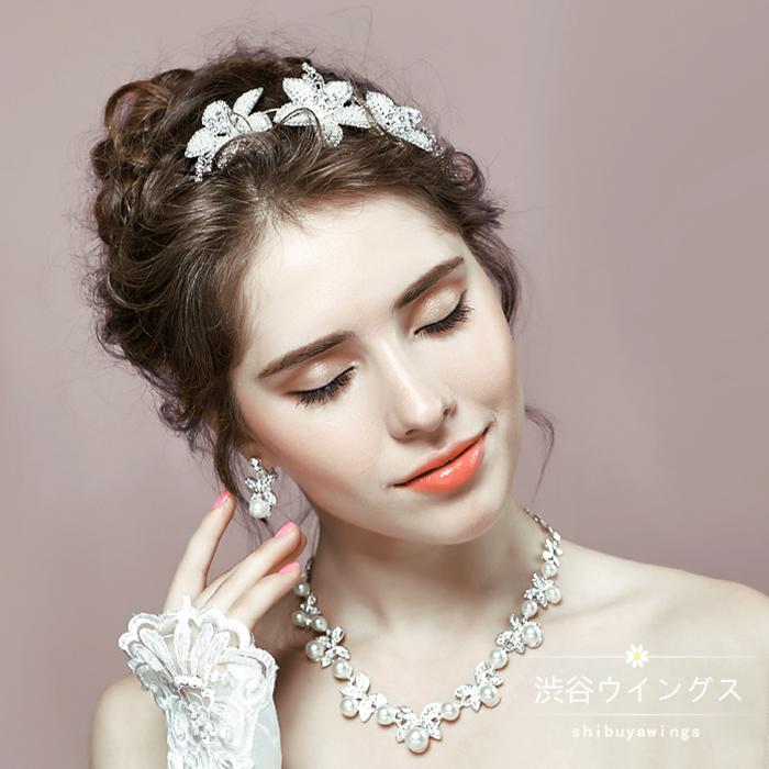 ヘッドドレス ウエディング ティアラ ネックレス ピアス イヤリング 3点セット 髪飾り パーティー 花嫁 結婚式 アクセサリー 二次会 発表会 披露宴 イベント ヘッドドレス ウエディング ティアラ ネックレス ピアス イヤリング 3点セット 髪飾り パーティー 花嫁 結婚式 アクセサリー 二次会 発表会 披露宴 イベント