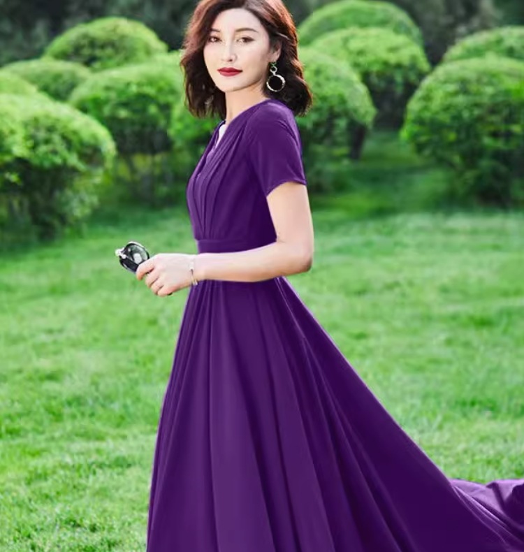 ワンピース デート モテアイテム フレアワンピース 半袖 ドレス シフォン 大人可愛い きれいめ 上品 おしゃれ かっこいい 大人可愛い ラブリー キュート ガーリー クール モード系 セクシー