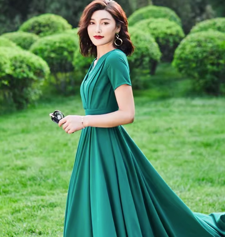 ワンピース デート モテアイテム フレアワンピース 半袖 ドレス シフォン 大人可愛い きれいめ 上品 おしゃれ かっこいい 大人可愛い ラブリー キュート ガーリー クール モード系 セクシー