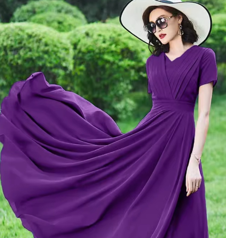 ワンピース デート モテアイテム フレアワンピース 半袖 ドレス シフォン 大人可愛い きれいめ 上品 おしゃれ かっこいい 大人可愛い ラブリー キュート ガーリー クール モード系 セクシー