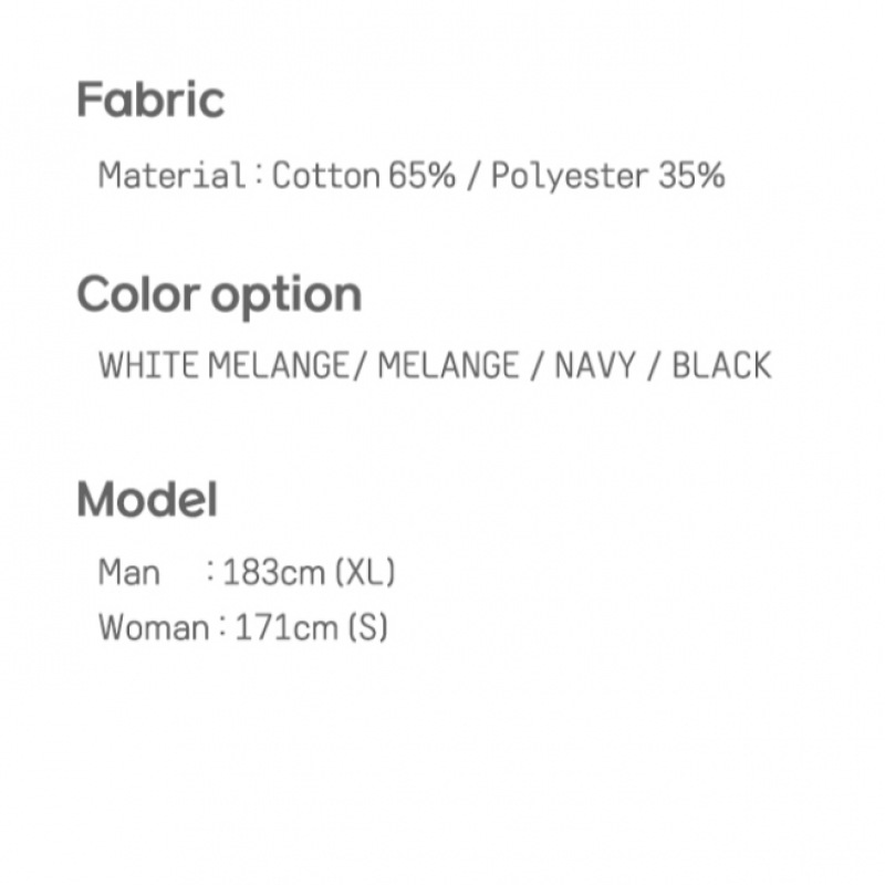 PAPERBOY PBロゴスウェットシャツ - メランジ