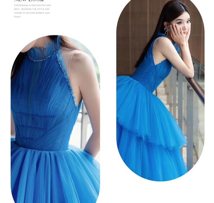 出血大サービス ホルターネック パーティードレス ウェディングドレス 演奏会ドレス カラードレス ブルー 多重チュール 花嫁ドレス 結婚式 前撮りフォトウェディング撮影 ロング 二次会 披露宴 舞台 出血大サービス ホルターネック パーティードレス ウェディングドレス 演奏会ドレス カラードレス ブルー 多重チュール 花嫁ドレス 結婚式 前撮りフォトウェディング撮影 ロング 二次会 披露宴 舞台