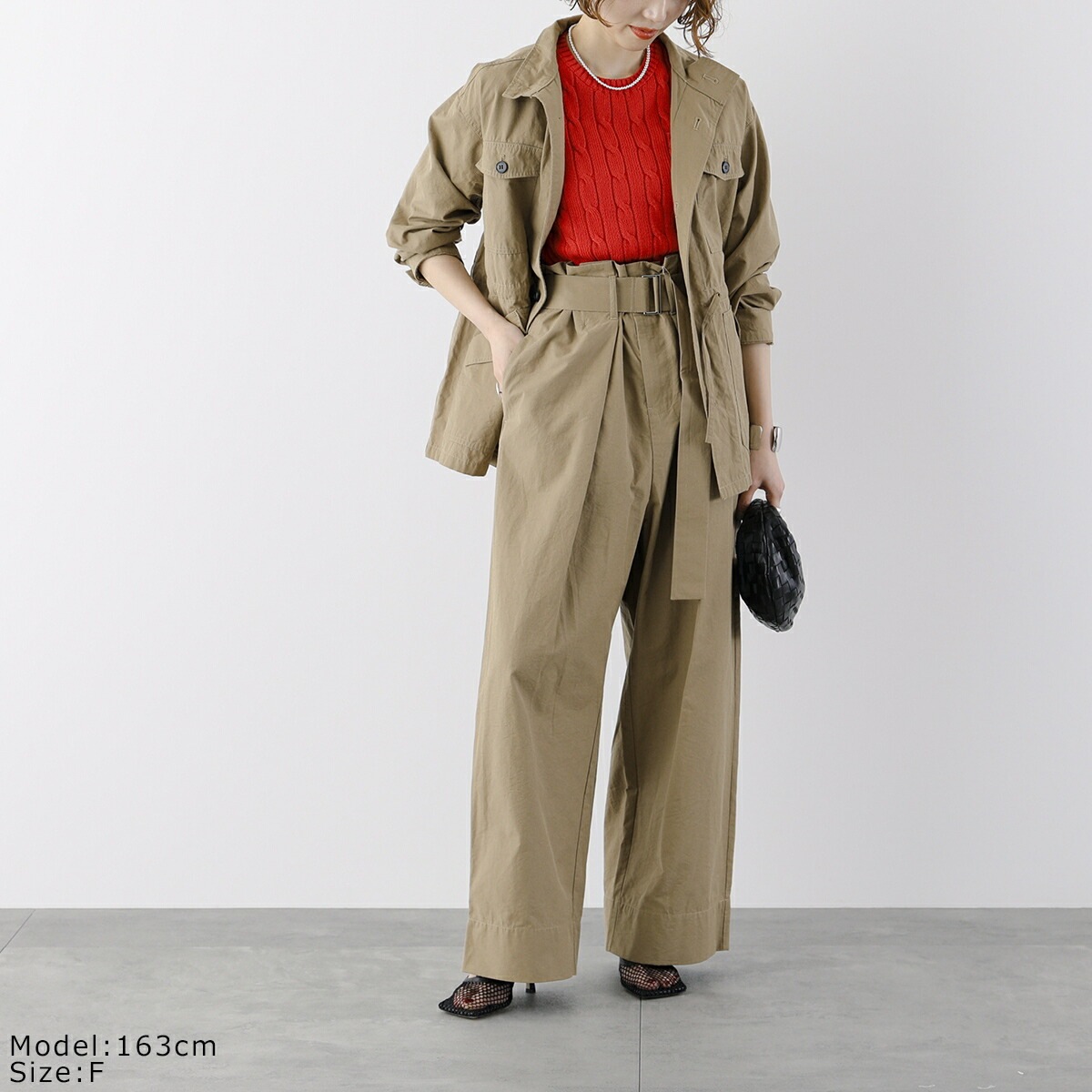 Le Melange ル・メランジュ サファリジャケット 8513803 レディース ナイロンツイル ブルゾン スタンドカラー 044/CAMEL Le Melange ル・メランジュ サファリジャケット 8513803 レディース ナイロンツイル ブルゾン スタンドカラー 044/CAMEL