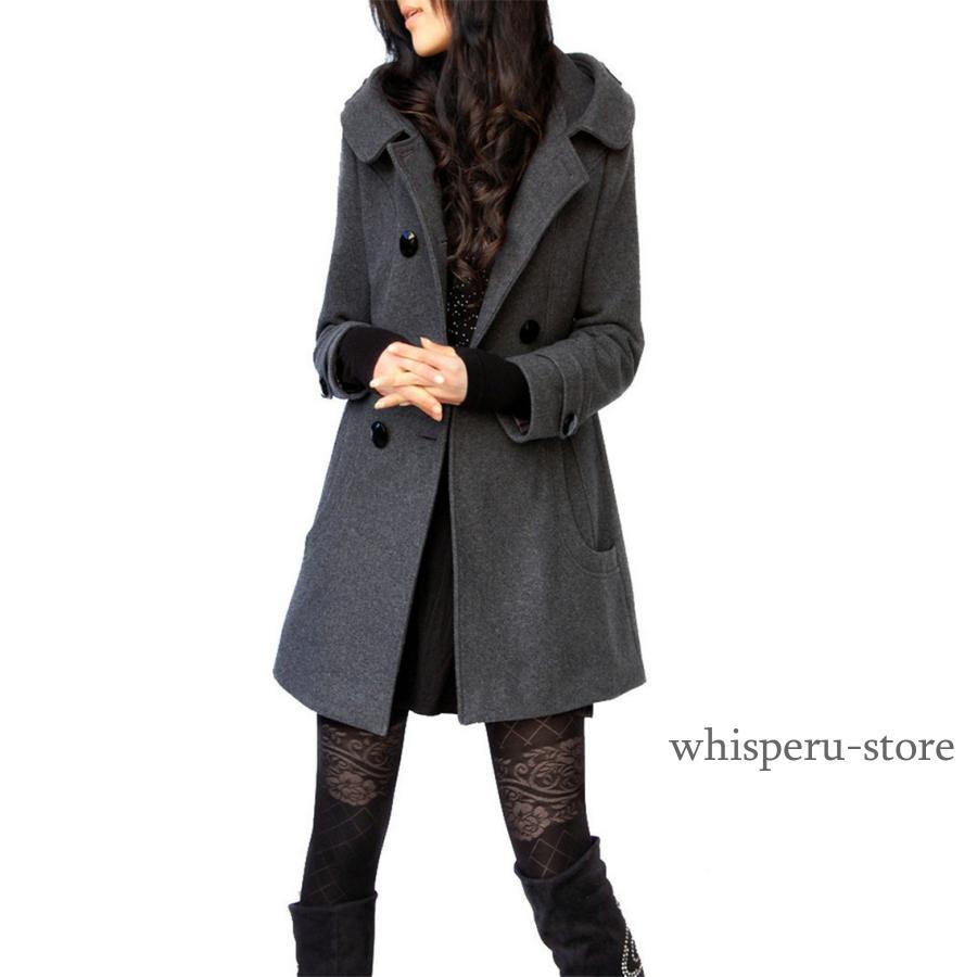 チェスターコート レディース 秋冬 厚手 ロングコート ラシャコート メルトンコート 女性用 Pコート おしゃれ フード付き トレンチコート チェスターコート レディース 秋冬 厚手 ロングコート ラシャコート メルトンコート 女性用 Pコート おしゃれ フード付き トレンチコート