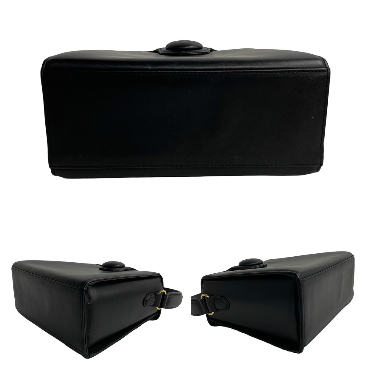 4Gロゴ 金具ハンドバッグ レザー ブラック 32105 4Gロゴ 金具ハンドバッグ レザー ブラック 32105