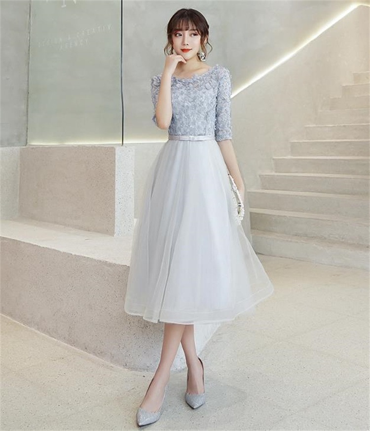 激安セール タキシード 洗練された 中袖ワンピース 花嫁服 ワンピース エレガント 中長 大人気 ドレス カジュアル ロングスカート