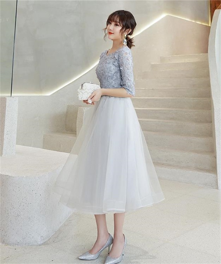 激安セール タキシード 洗練された 中袖ワンピース 花嫁服 ワンピース エレガント 中長 大人気 ドレス カジュアル ロングスカート