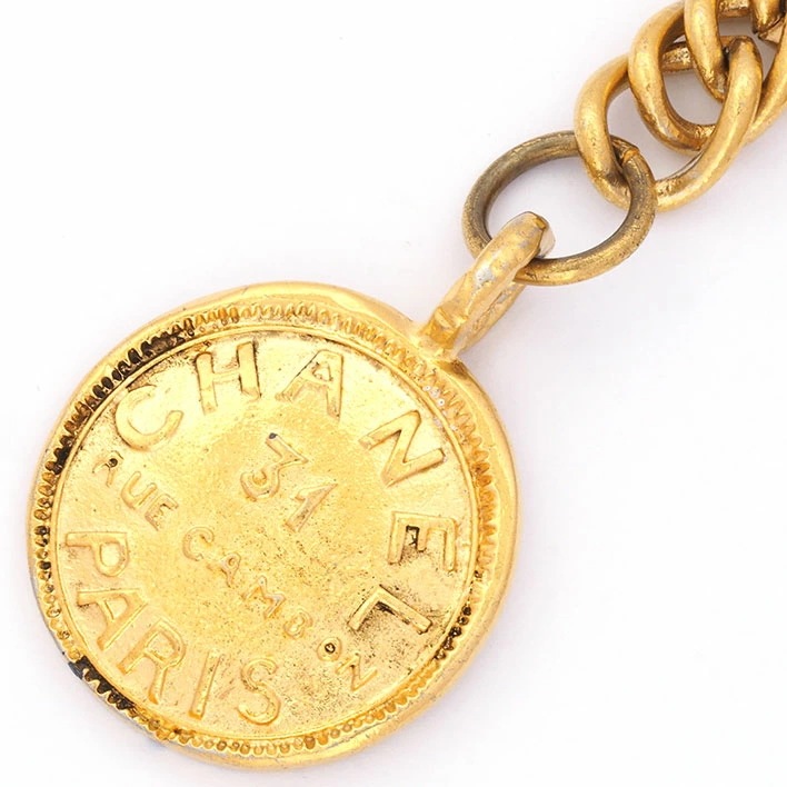 シャネル 31リュカンボン プレートチャーム ラウンド ヴィンテージ 【ブレスレット】 シャネル 31リュカンボン プレートチャーム ラウンド ヴィンテージ 【ブレスレット】