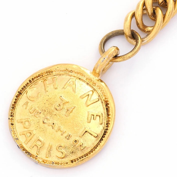 シャネル 31リュカンボン プレートチャーム ラウンド ヴィンテージ 【ブレスレット】 シャネル 31リュカンボン プレートチャーム ラウンド ヴィンテージ 【ブレスレット】