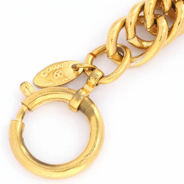 シャネル 31リュカンボン プレートチャーム ラウンド ヴィンテージ 【ブレスレット】 シャネル 31リュカンボン プレートチャーム ラウンド ヴィンテージ 【ブレスレット】