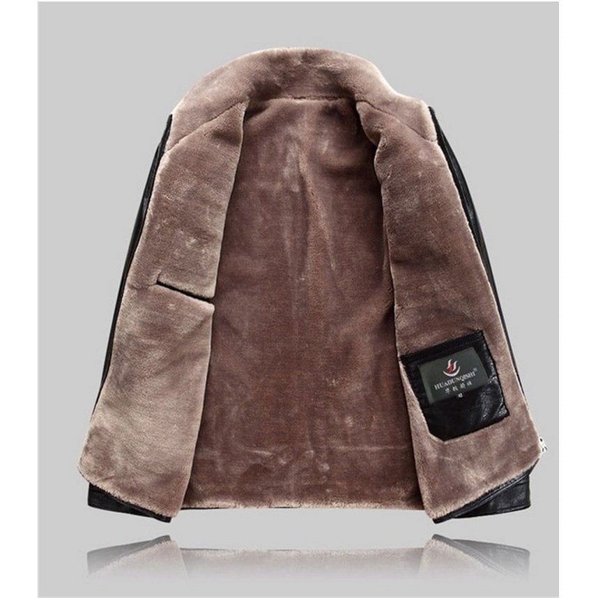 防寒防風革ジャケット　メンズファッション　合成革ジャケット　バイクジャケット　フェイクレザー　PUレ