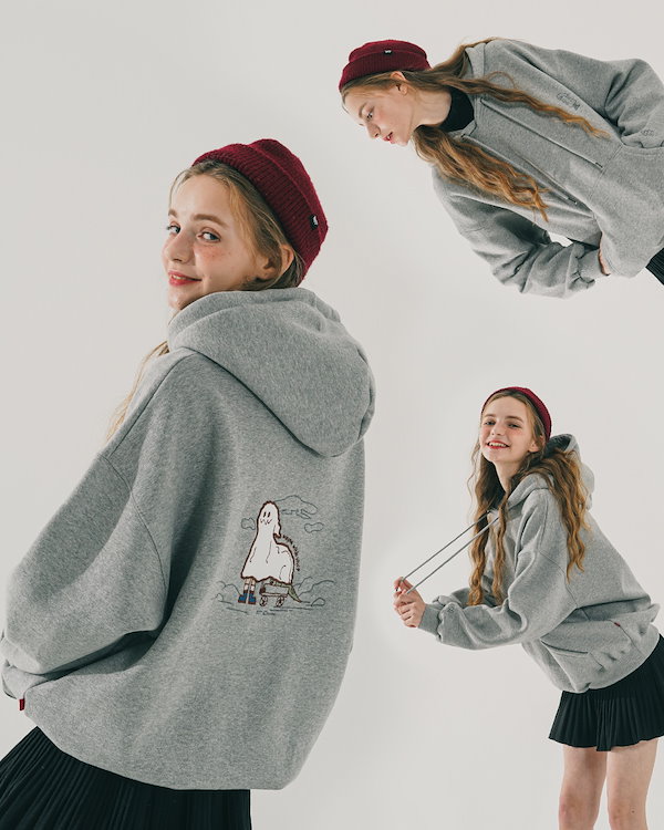 Qoo10] WV PROJECT HIDE DINO HOODIE 韓国正