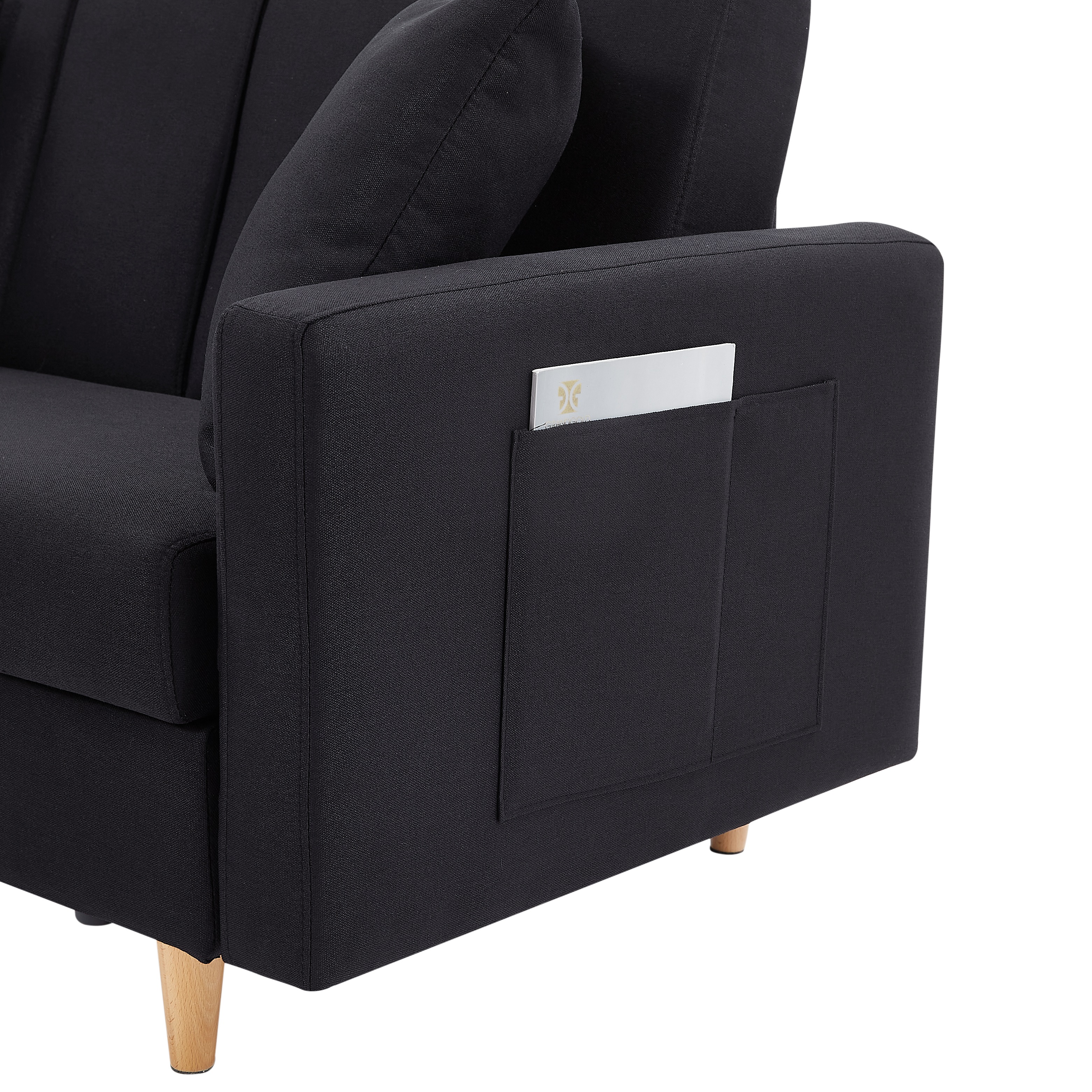 【国内出荷】ソファ ソファーベッド カウチソファ 3人掛け オットマン付き 多機能ソファ 左右側とも取り付けるアームレスト たくさん収納 レイアウト自由 クッション2個 (do not include 【国内出荷】ソファ ソファーベッド カウチソファ 3人掛け オットマン付き 多機能ソファ 左右側とも取り付けるアームレスト たくさん収納 レイアウト自由 クッション2個 (do not include