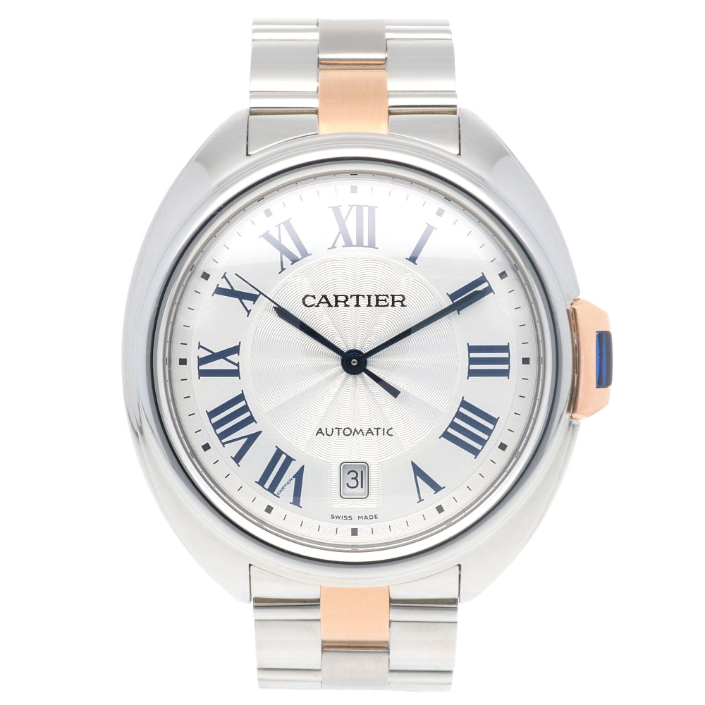 カルティエ クレ ドゥ カルティエ 腕時計 ステンレススチール 3850 自動巻き 1年保証 CARTIER 中古 美品 カルティエ クレ ドゥ カルティエ 腕時計 ステンレススチール 3850 自動巻き 1年保証 CARTIER 中古 美品