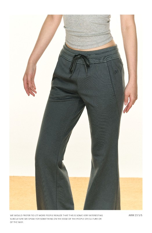 Ariseism アメリカンホットティーフレアグレースリムスウェットパンツレディース秋新作ローウエストスポーツヨガパンツ Ariseism アメリカンホットティーフレアグレースリムスウェットパンツレディース秋新作ローウエストスポーツヨガパンツ