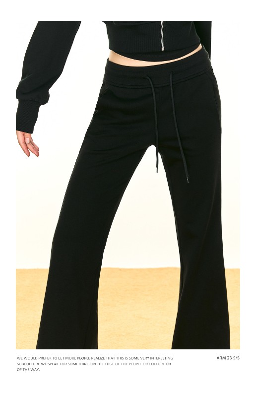 Ariseism アメリカンホットティーフレアグレースリムスウェットパンツレディース秋新作ローウエストスポーツヨガパンツ Ariseism アメリカンホットティーフレアグレースリムスウェットパンツレディース秋新作ローウエストスポーツヨガパンツ