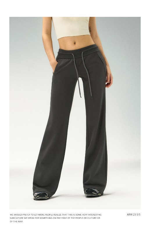 Ariseism アメリカンホットティーフレアグレースリムスウェットパンツレディース秋新作ローウエストスポーツヨガパンツ Ariseism アメリカンホットティーフレアグレースリムスウェットパンツレディース秋新作ローウエストスポーツヨガパンツ