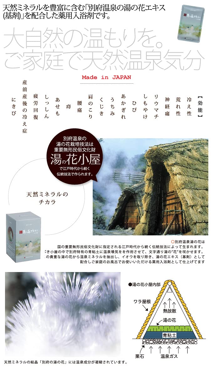 【2.2kgx３袋】ヤングビーナス 別府の湯 お徳用 大袋サイズ 詰め替え用 2.2kgx3袋　別府温泉湯の花エキス配合の入浴剤(4963183103325-3)