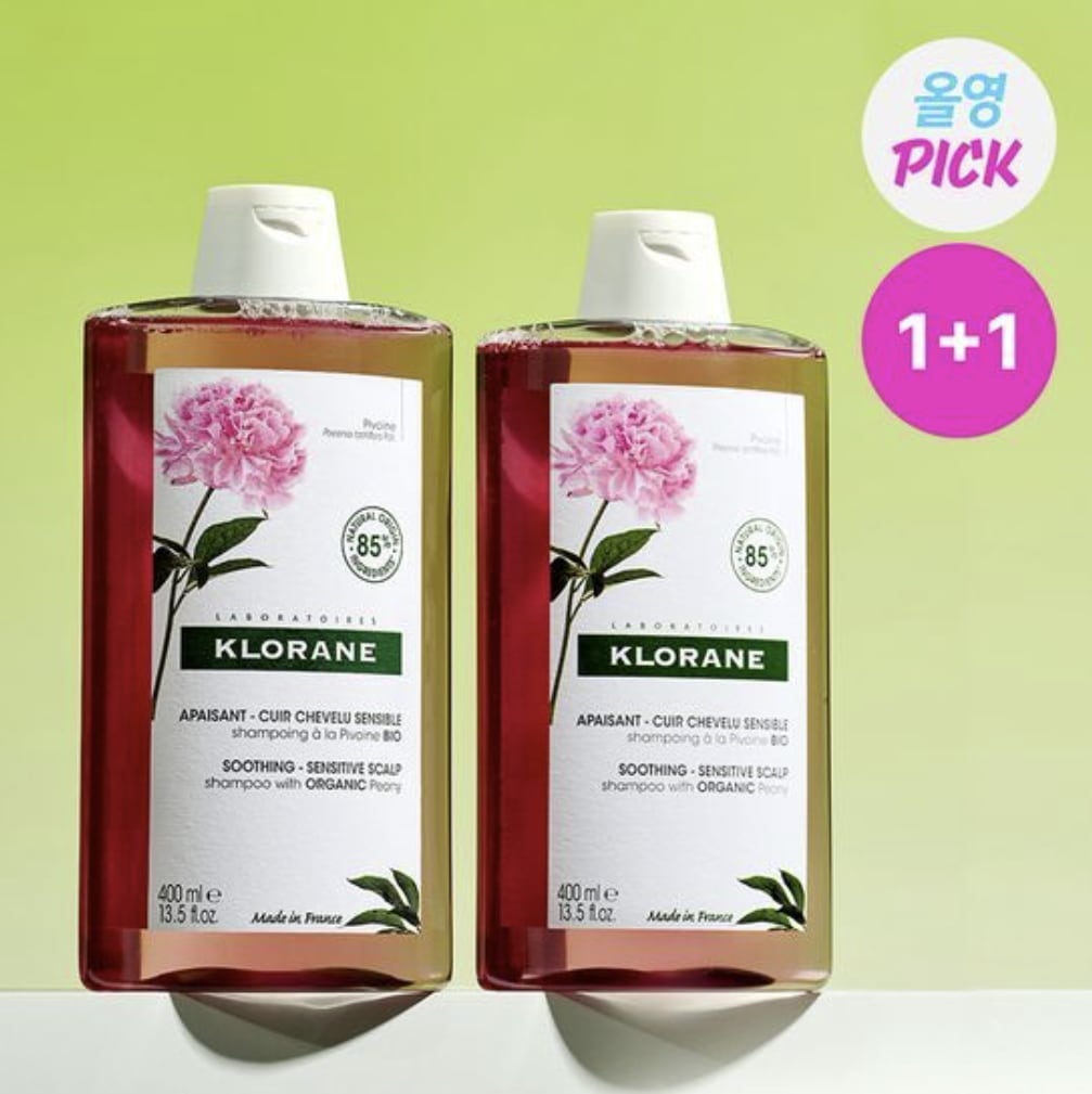 [1月オールヤングピック][敏感頭皮&頭皮鎮静] ピオニーシャンプー400ml企画(1 + 1)